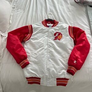 Tampa Bay Buccaneers STARTER Jacket Throwback Vintage Creamsicle Coat